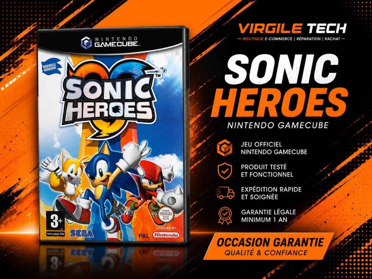 Sonic Heroes – Nintendo GameCube (Occasion)