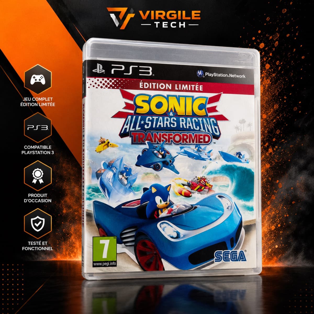 🎮 Sonic & All-Stars Racing Transformed – Édition Limitée PS3