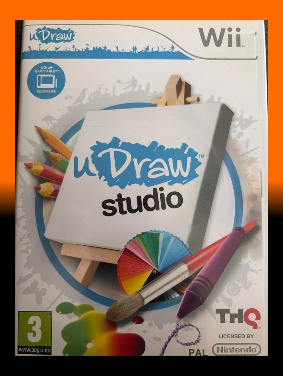 🎨 uDraw Studio – Wii – Jeu d’occasion